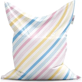 Sedací pytel Sablio Sedací vak Classic Tříbarevné pruhy - 200x140 cm