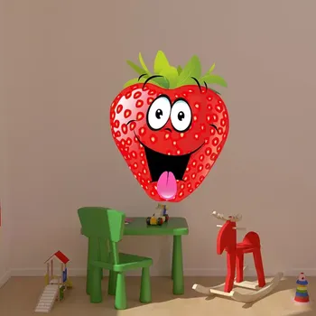 samolepka Sablio Samolepka na zeď: Jahoda