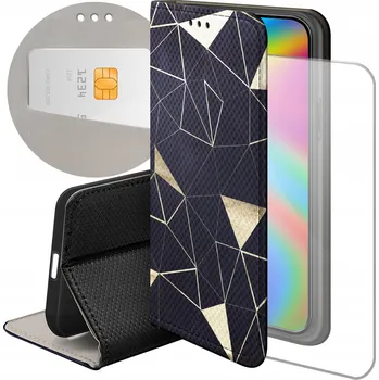 Pouzdro na mobilní telefon Flipové pouzdro Hello Case pro Samsung Galaxy M15 zlaté