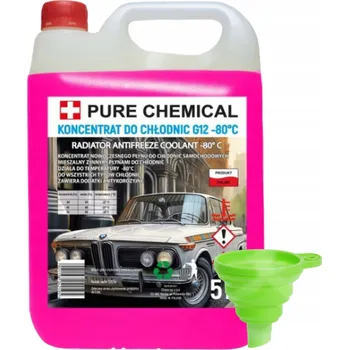 Náplň do chladiče a ostřikovače KONCENTRÁT CHLADICÍ KAPALINY G12 5L KONCENTRÁT DO CHLADIČŮ + TRYCHTÝŘ