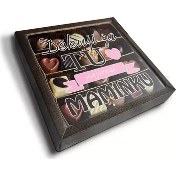 Cukrovinka Sablio Pralinky Děkuju za tu nejlepší maminku - 20 ks pralinek