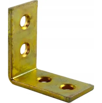 Úhloměr Úhelník ocelový perforovaný 30x30x17x 2mm 1 ks nábytkový úzký KW1