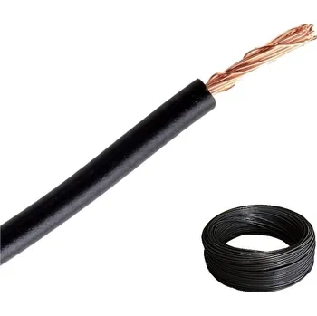 elektrický kabel Vodič H07V-K 4 černá (CYA 4) balení 100 m