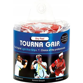 Tenis Vrchní omotávky TOURNA GRIP DRY FEEL TOUR PACK Modré, 30 ks