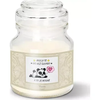 Svíčka Sablio Svíčka Miluji tě víc než šlofíky - 120 g