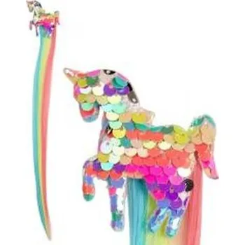 Nestandardní parfém Doczepiane kolorowe pasemka z jednorożcem