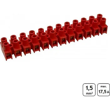 Lámací svorkovnice 1,5 mm2 červená SEZ 6336-16 (SEZ 6336-16)