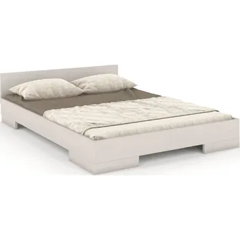 Postel Postel dřevěná borovicová do ložnice Spectrum 90 long - Skandica Bílá 95.5x51 cm