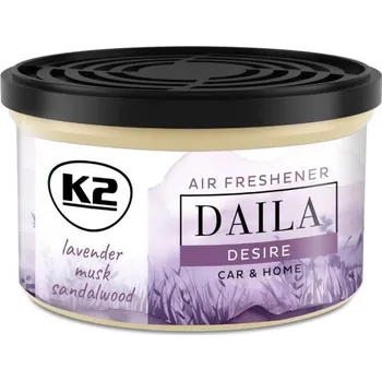 Vůně do auta K2 DAILY DAILA DESIRE vůně do auta osvěžovač vzduchu 30g LEVANDULE V871