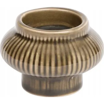 Svícen Svícen na čajové svíčky a stolní svíčky Zelený 2v1 8x8x6 cm