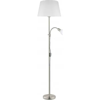 Stojací lampa Stojací lampa Eglo Conesa patice E27 60 W bílá, stříbrná