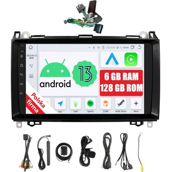 Autorádio ANDROID RÁDIO MERCEDES A W169 8/128 CARPLAY DSP 4G