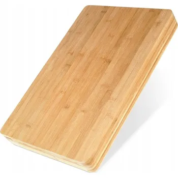 Kuchyňské prkénko PRKÉNKO NA KRÁJENÍ A SERVÍROVÁNÍ BAMBUSOVÉ KUCHYŇSKÉ VELKÉ SILNÉ 46X30 CM