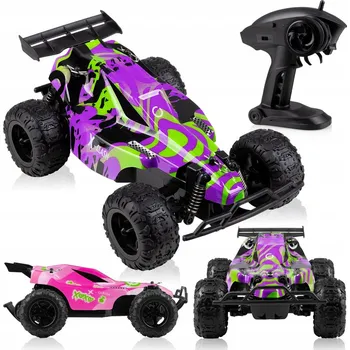 RC model auta Overmax autíčko resorak na dálkové ovládání 25 km/h X-Clash pink