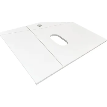 Koupelnový nábytek Comad Nábytková horní deska Sara 60 cm z konglomerátu, bílá