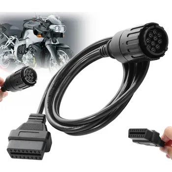 Autodiagnostika ADAPTÉR 10 PIN OBD2 PRO MOTOCYKLY BMW KABEL OBD