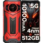 Smartphone DooGee S200Plus 12 GB / 512 GB 5G červený