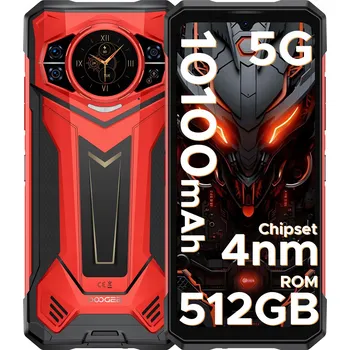 Mobilní telefon Smartphone DooGee S200Plus 12 GB / 512 GB 5G červený