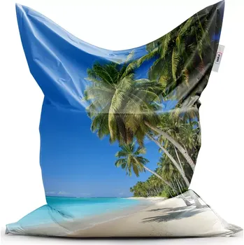 Sedací pytel Sablio Sedací vak Classic Palmová pláž - 150x100 cm