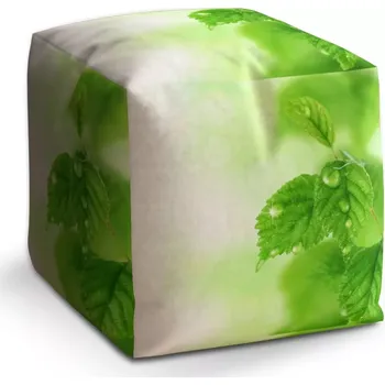 Taburet Sablio Taburet Cube Listy 3: 40x40x40 cm