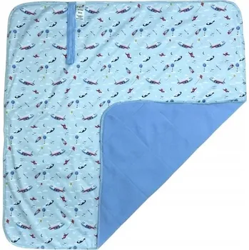 Přebalovací podložka Měkká přebalovací podložka Pupus 69 x 69 cm modrá