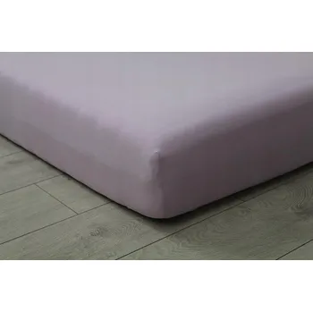 Prostěradlo Prostěradlo JERSEY PREMIUM s gumou 220x200 silné SVĚTLE FIALOVÁ lila