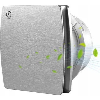 Domácí ventilátor KOUPELNOVÝ VENTILÁTOR DOMÁCÍ 100MM TICHÝ ÚSPORNÝ VÝKONNÝ 95M3/H