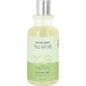 Koupelová kosmetika Vivian Gray True Nature Citrus & Bergamot čisticí sprchový gel 300 ml