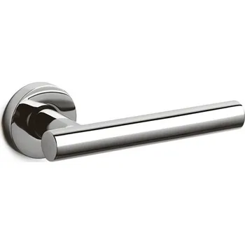 Dveřní kování OLIVARI Beijing Leštěný chrom, Bez rozety/otvoru pro klíč