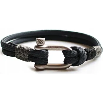 Náramek Pánský sportovní náramek z paracordu se šeklem