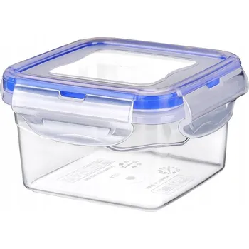 Dóza na potraviny NÁDOBA NA POTRAVINY JÍDLO 300 ML VZDUCHOTĚSNÁ S VÍKEM A TĚSNĚNÍM, KLIPSY
