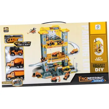 Obraz Parkoviště Staveniště s kovovými doplňky MEGA CREATIVE 571411