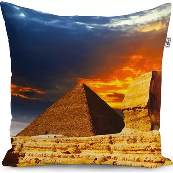 Polštář Sablio Polštář Pyramidy - 40x40 cm