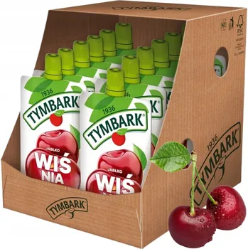 Tymbark Ovocné pyré Višeň jablko banán 12x 120 g
