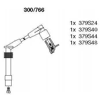 Zapalovací kabel Sada zapalovacích kabelů BREMI 300/766