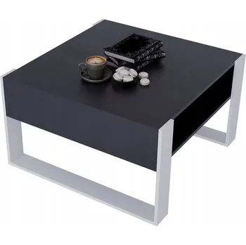 Konferenční stolek Kávový stolek Perfektciecie čtvercový 68 x 71,5 x 45 cm černý, vícebarevný