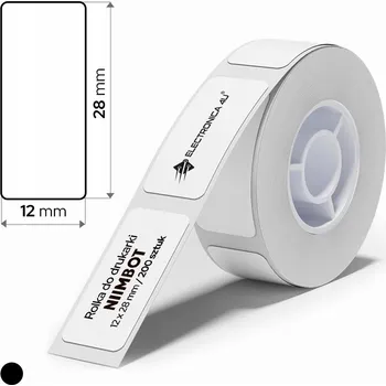 Samolepící etiketa Samolepicí etikety samolepky termální pro termotransfer tiskárny Niimbot B18
