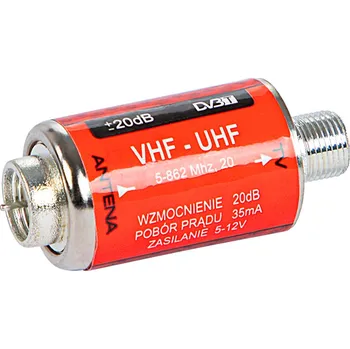 Příjem digitálního pozemního vysílání Zesilovač DVB-T signálu 5V/12V