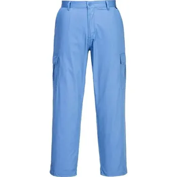 PortWest | Antistatické ESD kalhoty - Hamilton Blue / XXXL / 3XL / modrá
