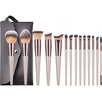 Kosmetický štětec Štětce na make-up sada 14 kusů pouzdro