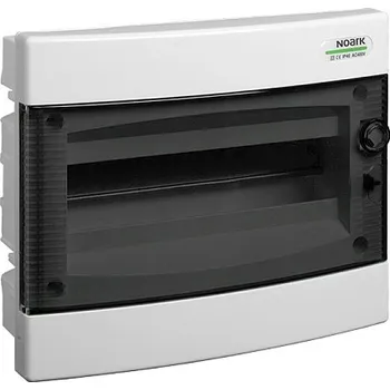 Rozvaděč Noark 106166 PNF-HW 12T Plastová rozvodnice, průhledné dveře, pro montáž do dutých stěn, montáž pod omítku, IP40, 1 řada, 12 modulů (PNF-HW 12T)