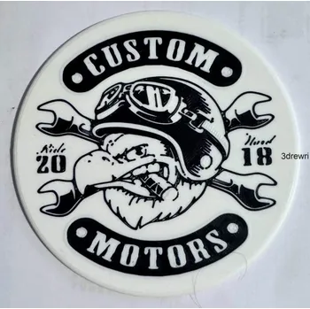 Podtácek 3DTiskRewri Pivní tácek Motor custom