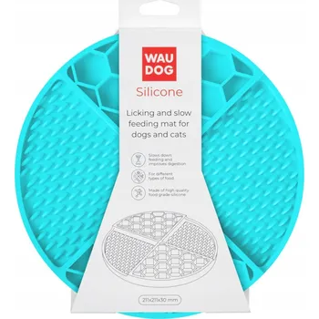 Miska pro psa Jedna plastová miska Waudog modrá 0,5 l