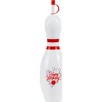 Láhev PLASTOVÁ LÁHEV KUŽELKA "HAPPY BIRTHDAY"