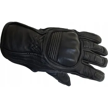 Moto rukavice KOŽENÉ RUKAVICE NA MOTOR CROSS ENDURO QUAD ATV KOLO BMX S ČERNÉ BLEXX