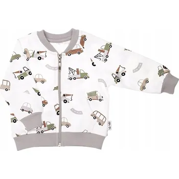 Chlapecká mikina Nicol dětská mikina bavlna šedá, velikost 74