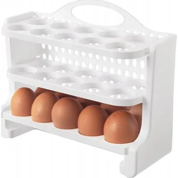 Dóza na potraviny PLASTOVÁ NÁDOBA NA VEJCE DO LEDNIČKY, ORGANIZÉR NA 30 KUSŮ