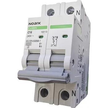 modulární přístroj a rozvaděč Noark 100113 Ex9BN 1PN C16 Instalační jistič 6 kA, charakteristika C, 16 A, 1+Npól (Ex9BN 1PN C16)