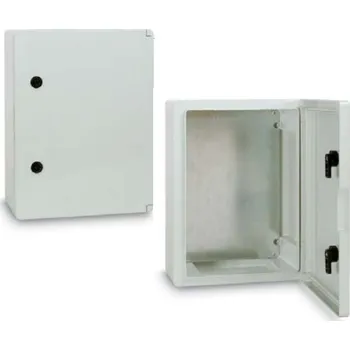 Rozvaděč Odolný plastový box CP 5004 IP 65, s montážní deskou, uzavíratelná dvířka, rozměru 400x500x175 mm