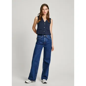 Dámská vesta Pepe Jeans dámská modrá vesta DIANA - S